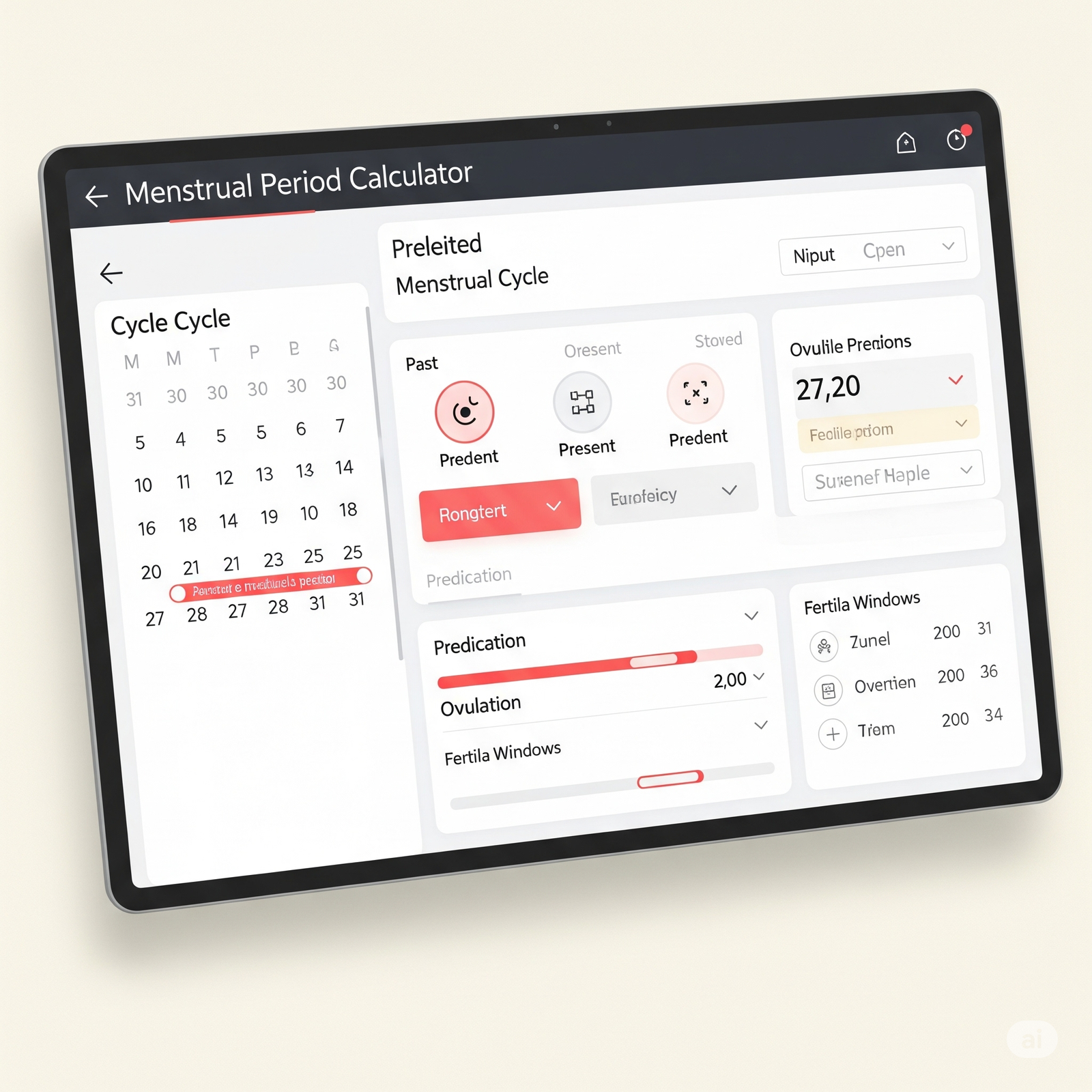 Calculadora de período menstrual